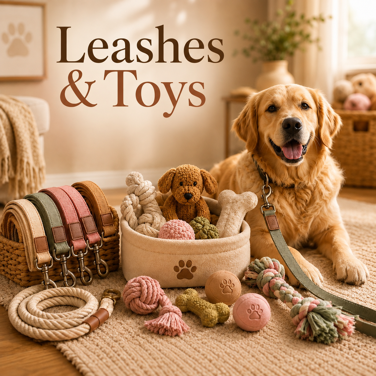 Pet Leashes & Toys