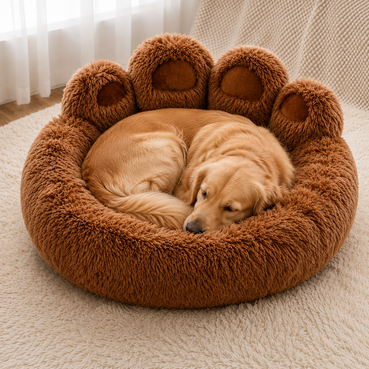 Cosy Paw Plush Bed
